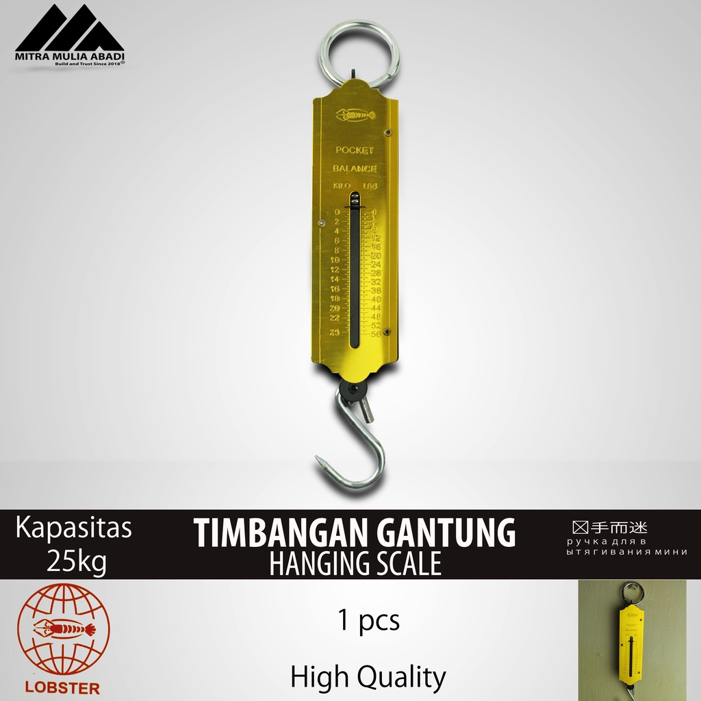 Timbangan Gantung/ Timbangan Tarik 25kg / Veer l Pocket Balance