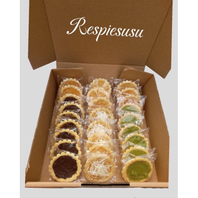 

Pie susu mix 4 rasa isi 30 pcs