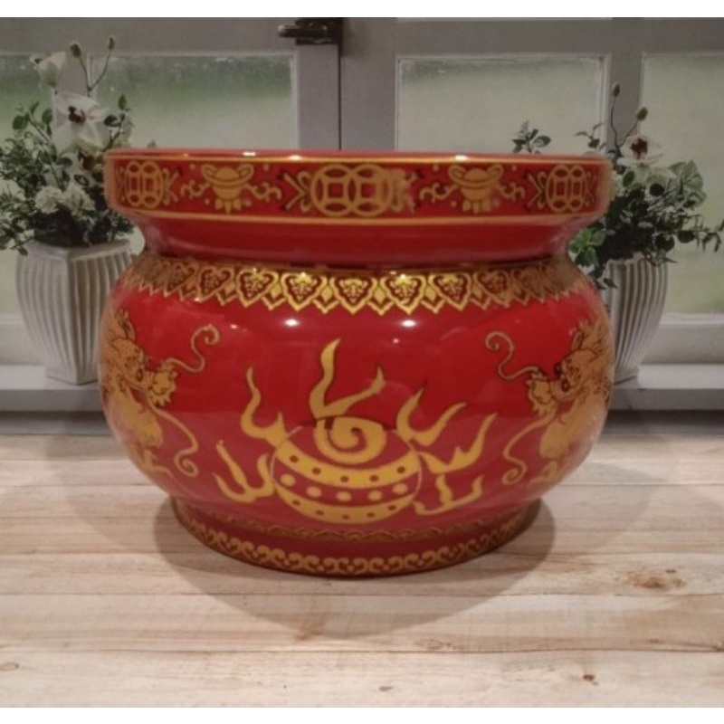 Tempat Dupa丨Hiolo Keramik Motif Naga