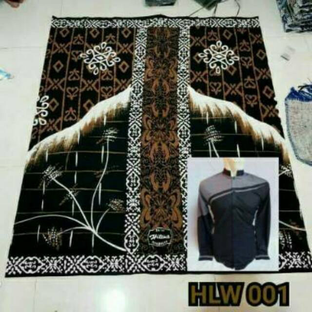 Baju koko + sarung batik hadroh