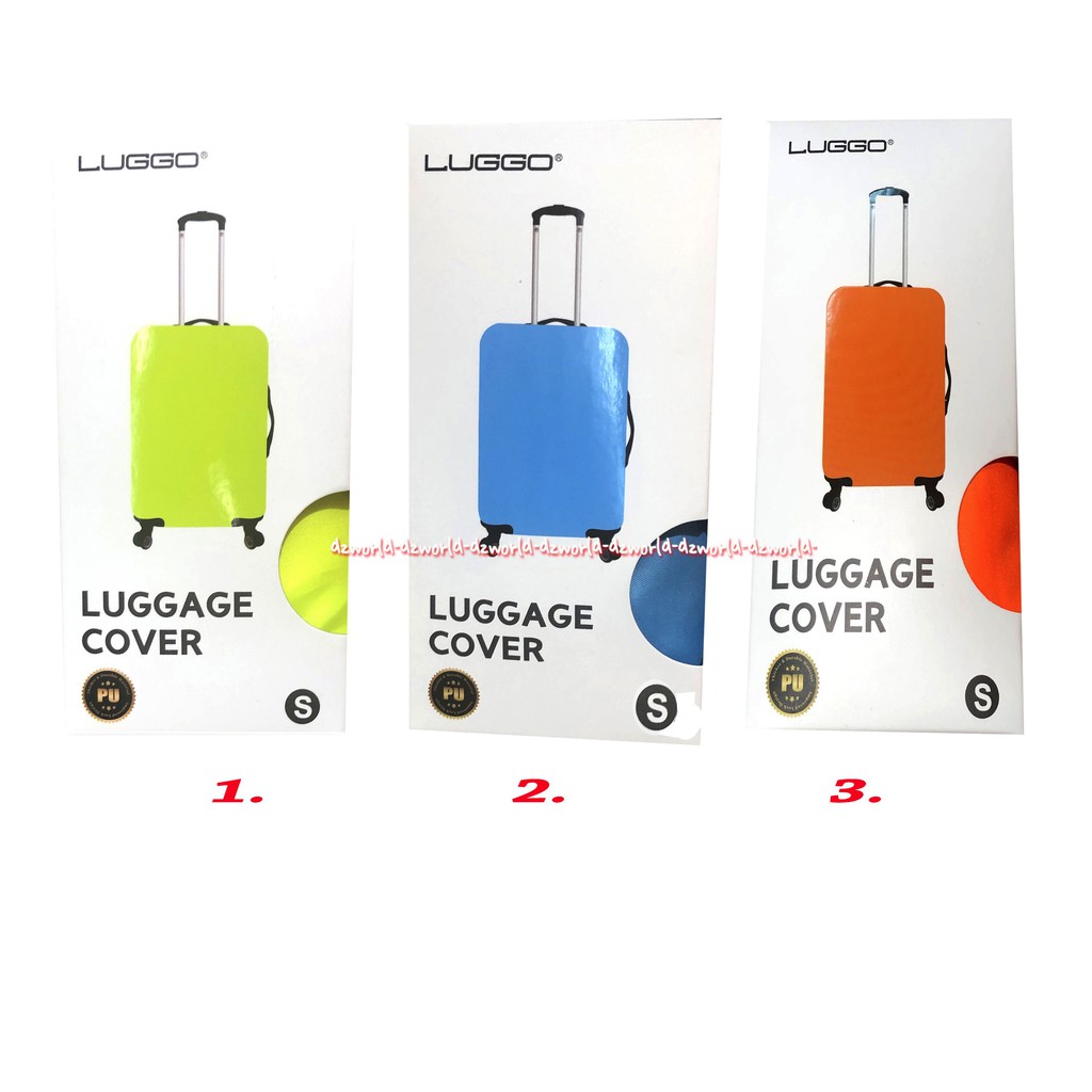 Luggo Luggage Cover Sarung Koper Trolley Ukuran S Pelindung Tas Koper