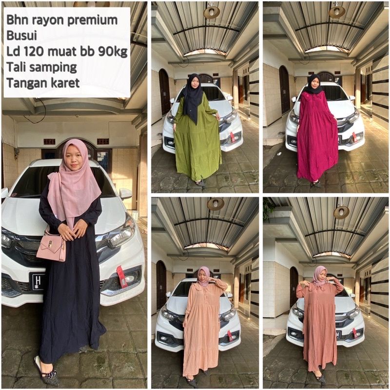 [PROMO]DRESS KOREA DRESS KOREA MUSLIM MIDI DRESS KOREA RAYON GRADE A | BIG SIZE | LD 120 | BEST SELL