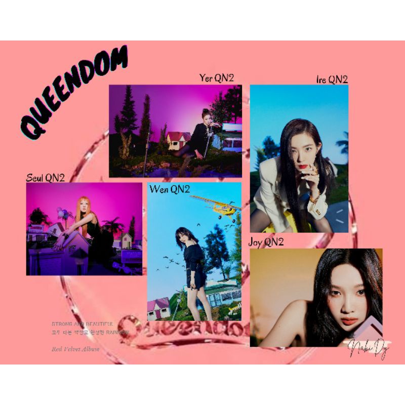 Poster Red Velvet Queendom Irene Wendy Joy Yeri Poster Kpop murah PART 2