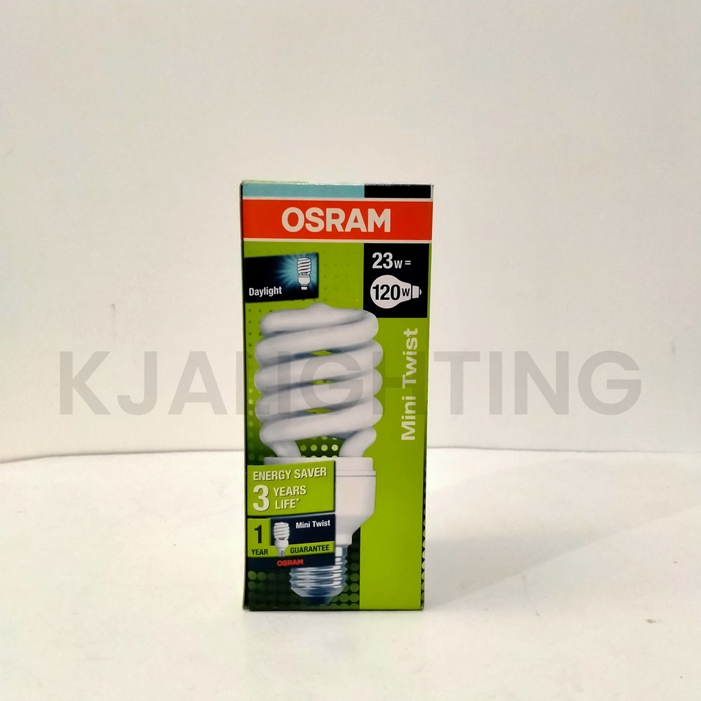 LAMPU SPIRAL OSRAM 23 W 23WATT CAHAYA PUTIH