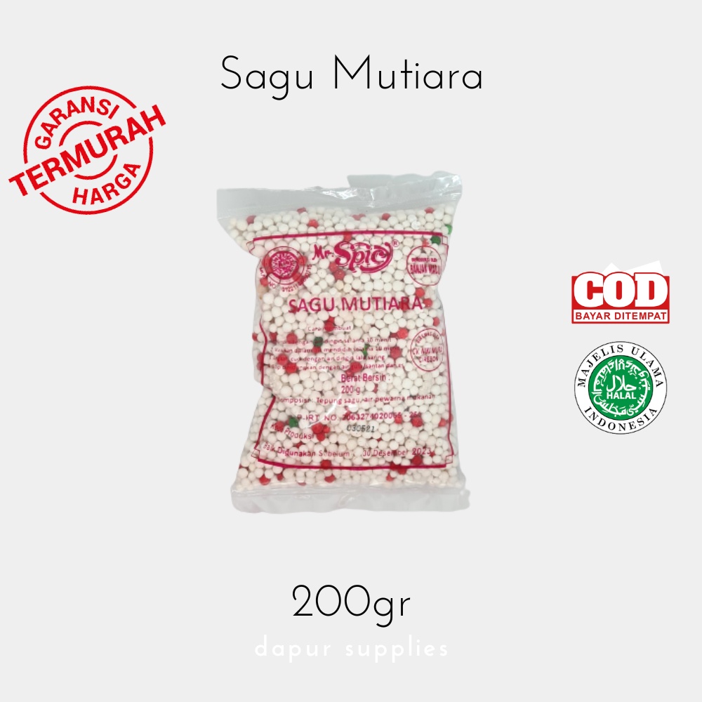 

Sagu Mutiara / Sago Pearls – Mr Spicy 200g