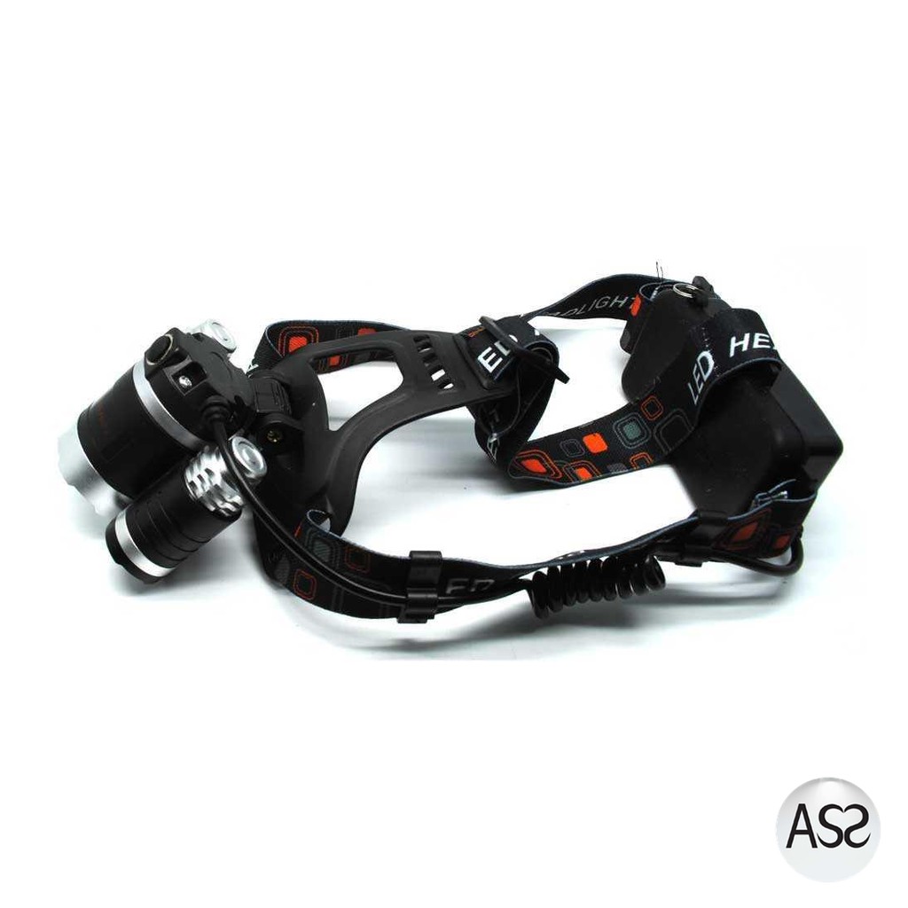 ASS Shop - TaffLED Power Headlamp 3 LED 5000 Lumens Cree XM-L - T6 HD-LD