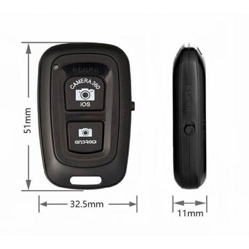 ISC - TOMSIS REMOTE BLUETOOTH REMOTE SHUTTER KAMERA ANDROID IOS 1008 HIGH QUALITY