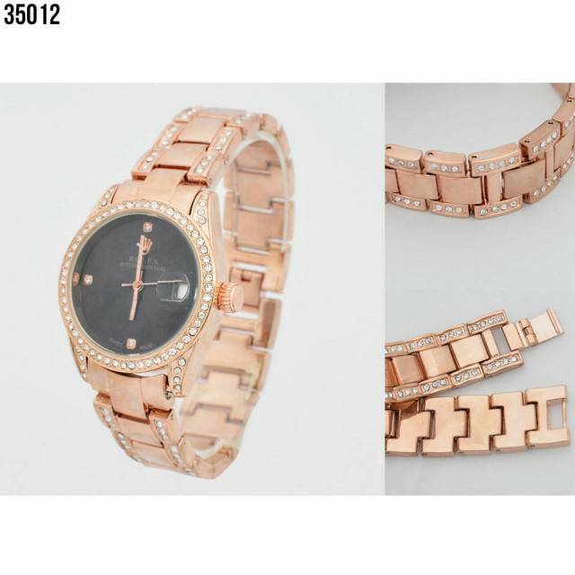 Jam tangan wanita branded Rolex Diamond