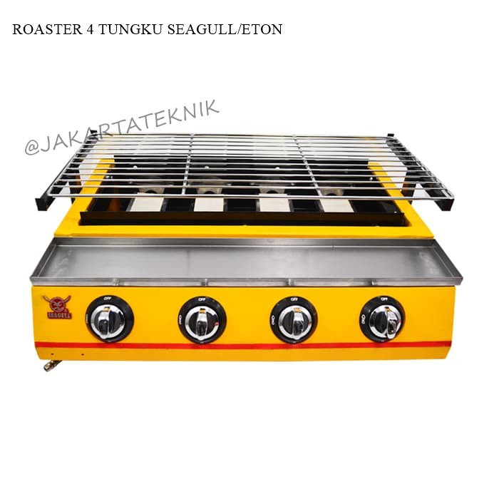 Roaster 4 tungku / pemanggang sosis 4 tungku / ROASTER 4 TUNGKU SEAGULL / ETON