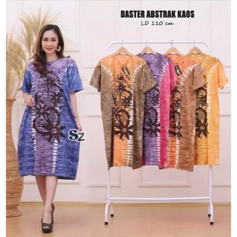 DASTER BAHAN KAOS/DASTER KOAS BATIK/DASTER SANTAI/BAJU TIDUR/BAJU HAMIL/DASTER MURAH BERKUWALITAS