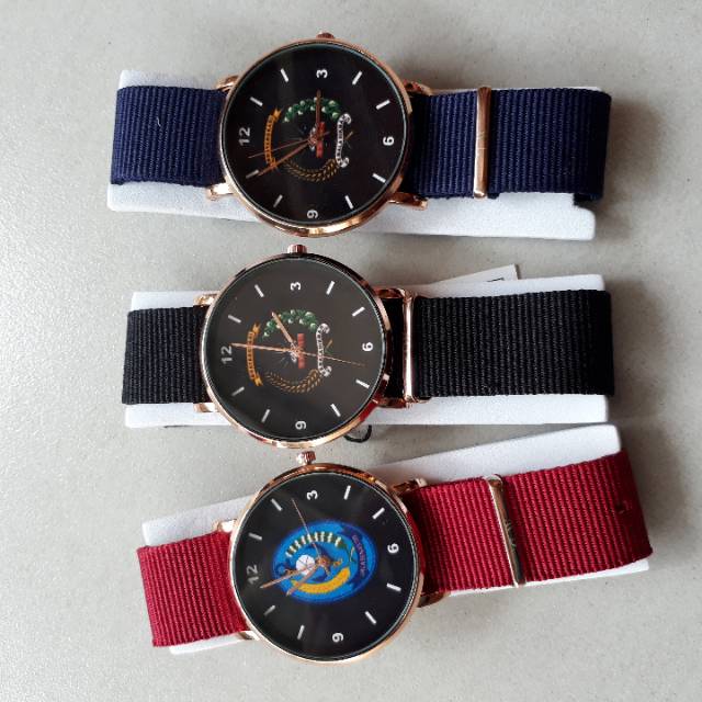 Jam tangan Custom  Tali Kanvas