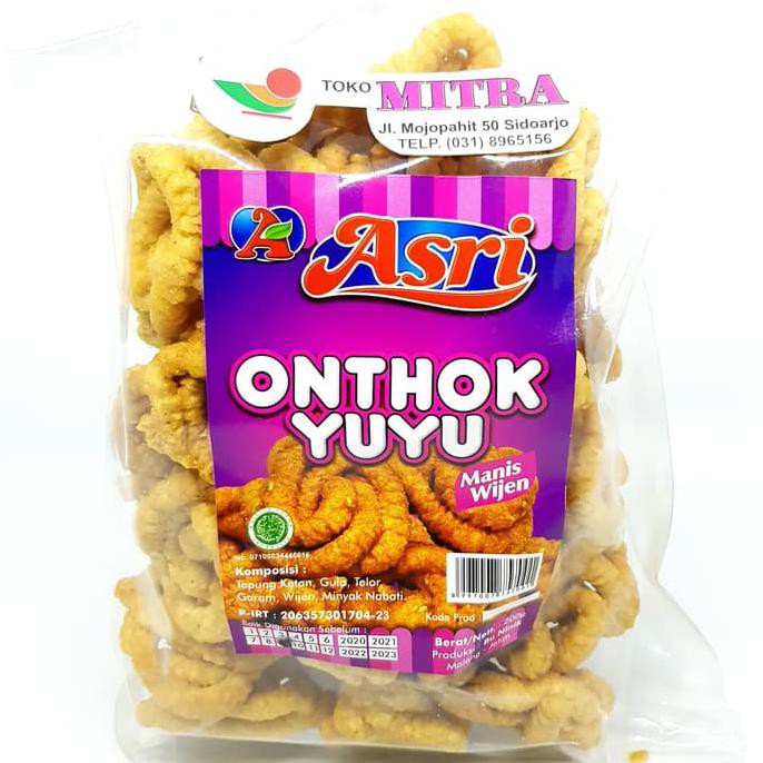 

Paling Dicari] Asri Onthok Yuyu Manis Wijen 200Gr