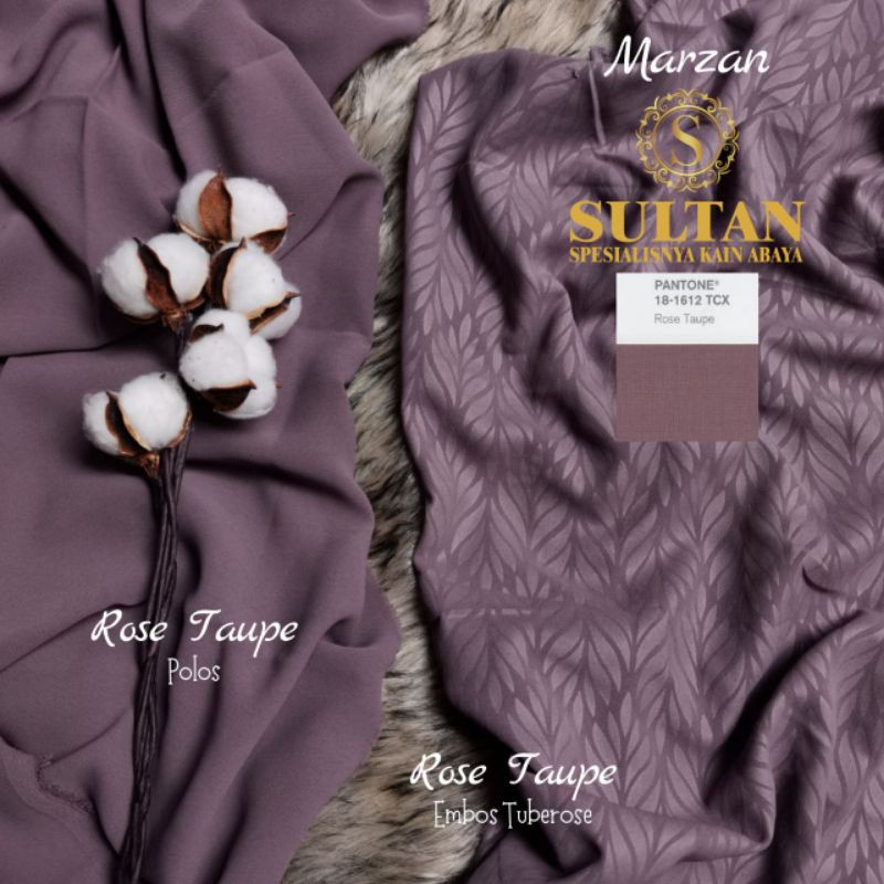 50CM EMBOS TUBEROSE MARZAN ROSE TAUPE ANTI UV KAIN SULTAN