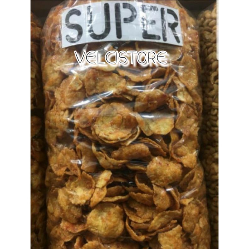 

SNACK KERIPIK EMPING PEDAS MANIS 1KG