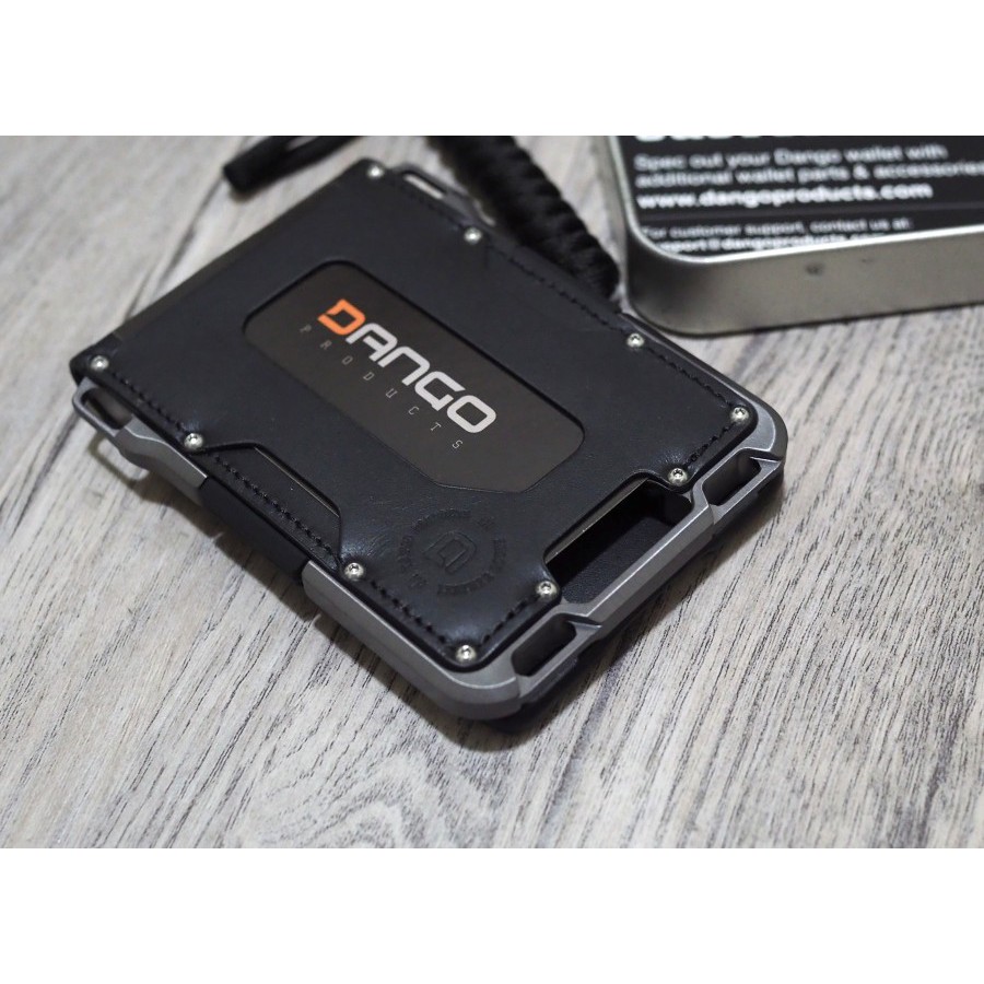 Dompet Pria Dango M1 Maverick Tactical Bifold Wallet - 4 Pockets Black Leather Original Import USA