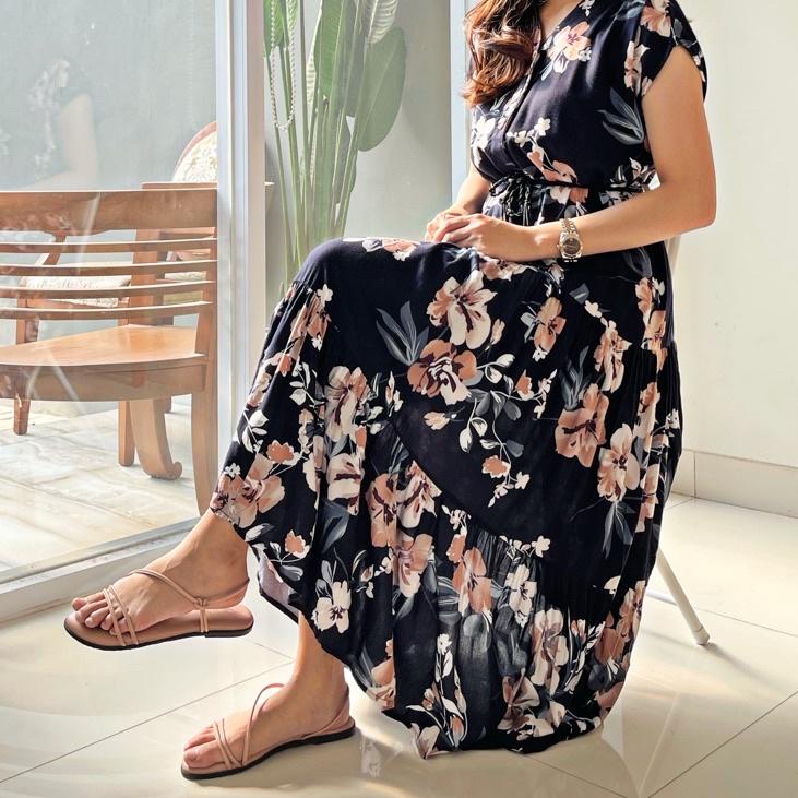 EXCLUSIVE!Amariel Malibu Home Dress - Daster Nyaman Adem|SQ8