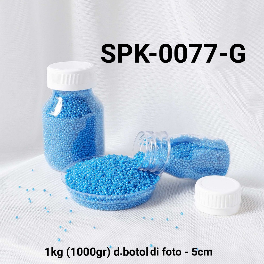 

SPK-0077-G Sprinkles sprinkle sprinkel 1kg 1 kg kilo mutiara biru tua yamama baking grosir murah sprinkles cake dekorasi mutiara trimit decoration story sprinklestory sprinklesstory sprinkle story yamama baking