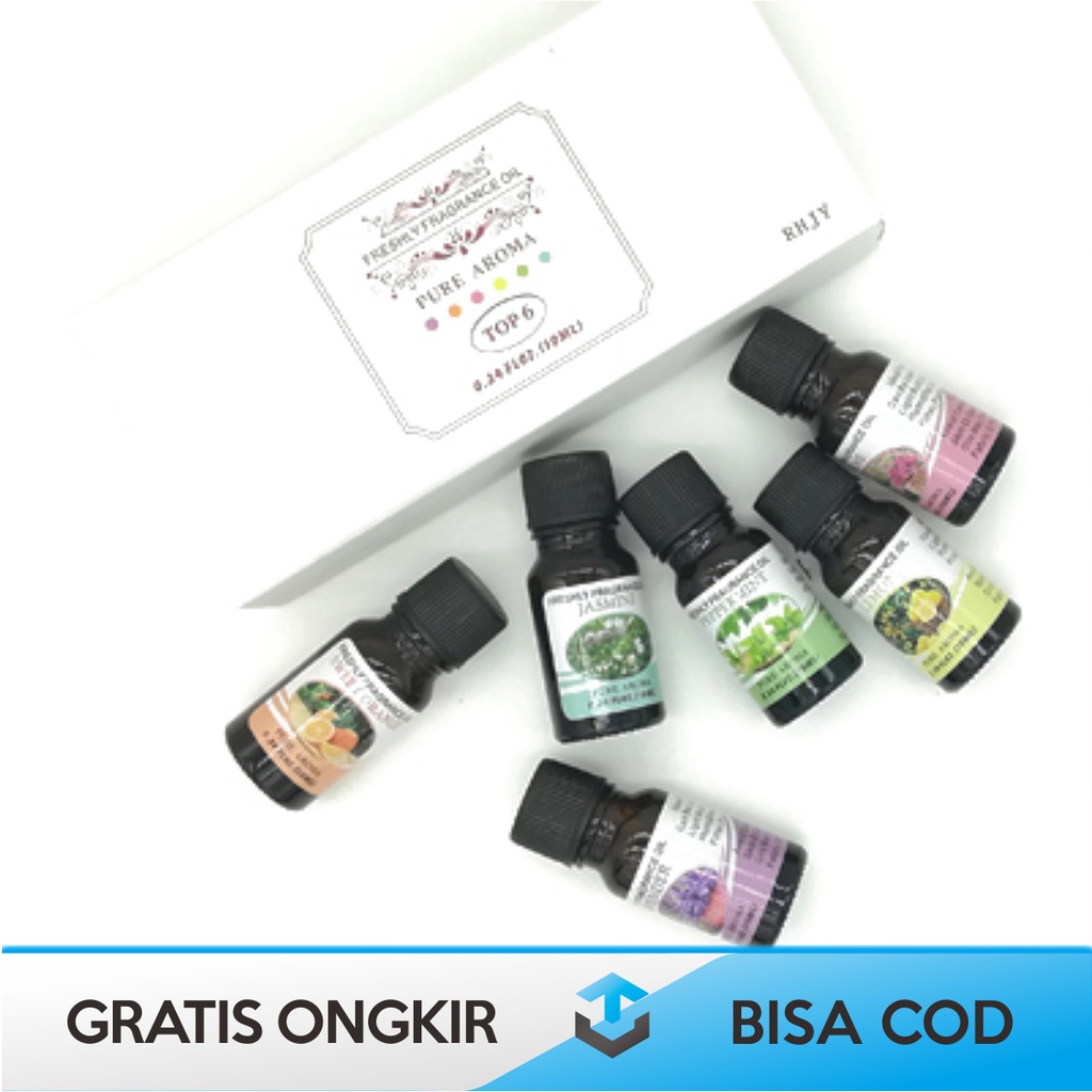 MINYAK ESSENTIAL OIL DIFFUSER AROMATHERAPY 1 SET PAKET ORI TAFFWARE