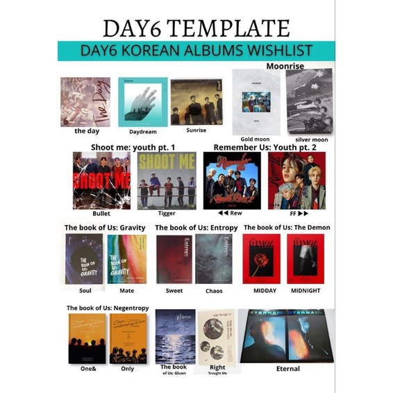 

day6 album only the book of us