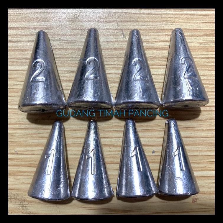 BARU TIMAH KERUCUT KILOAN TIMAH PANCING PER KG ALAT PANCING TERMURAH DAN TERBARU AL4