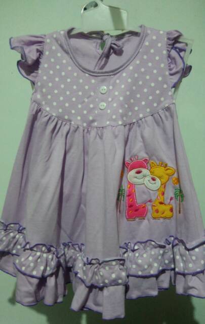 YLIN DRESS SNI baju anak bayi rok klok lebar JERAPAH