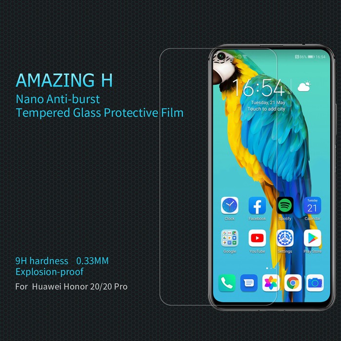 Huawei Honor 20, Honor 20 Pro Tempered Glass NILLKIN Amazing H