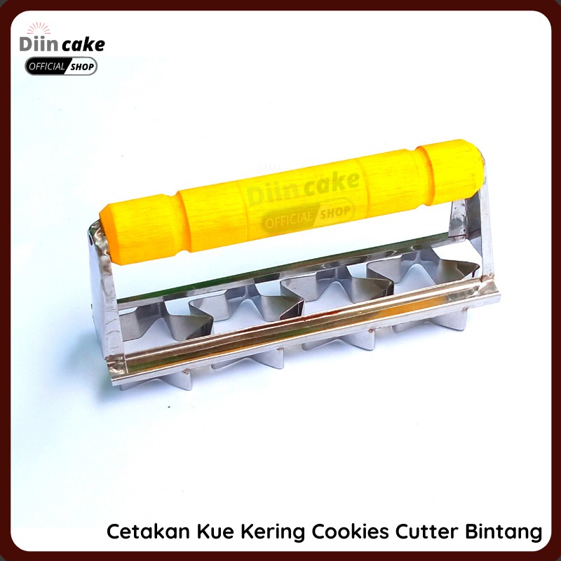 Cetakan Kue Nastar Kering Cookie Cutter Bintang Stainless / Cetakan Roti Kacang Nastar Bintang