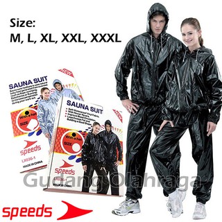 Baju Sauna Suit Import Model Siken Jaket Celana Sauna Set Kualitas Bagus LX 036-1