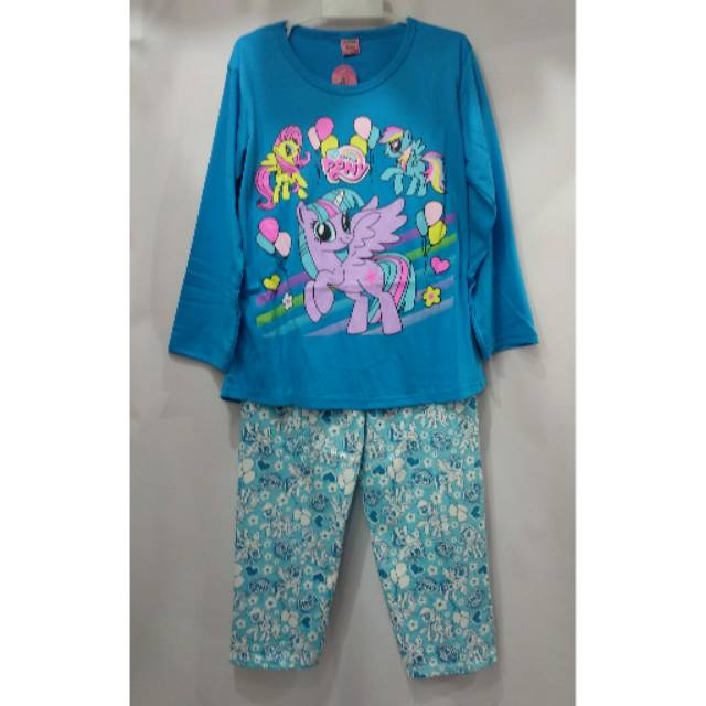 VALEE kids PIYAMA katun anak usia 6-8tahun motif little pony