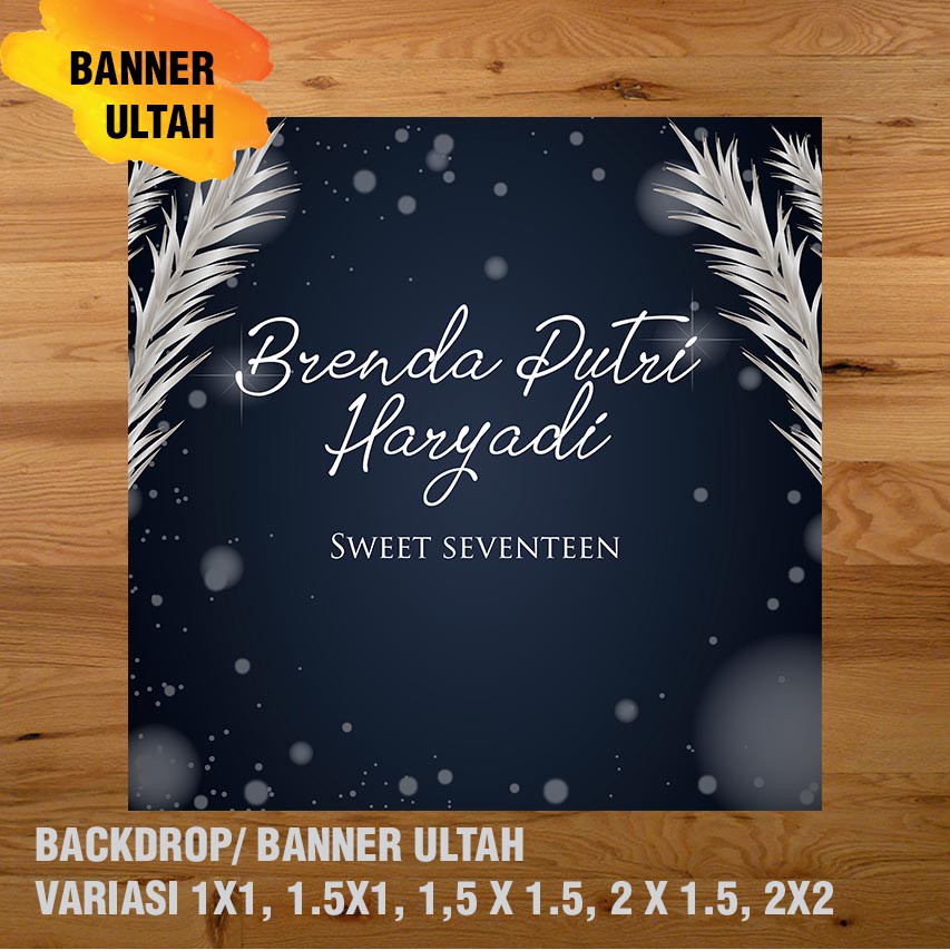 17 Ulang Tahun Banner Backdrop Spanduk Ulang Tahun Ul Tah Shopee Indonesia