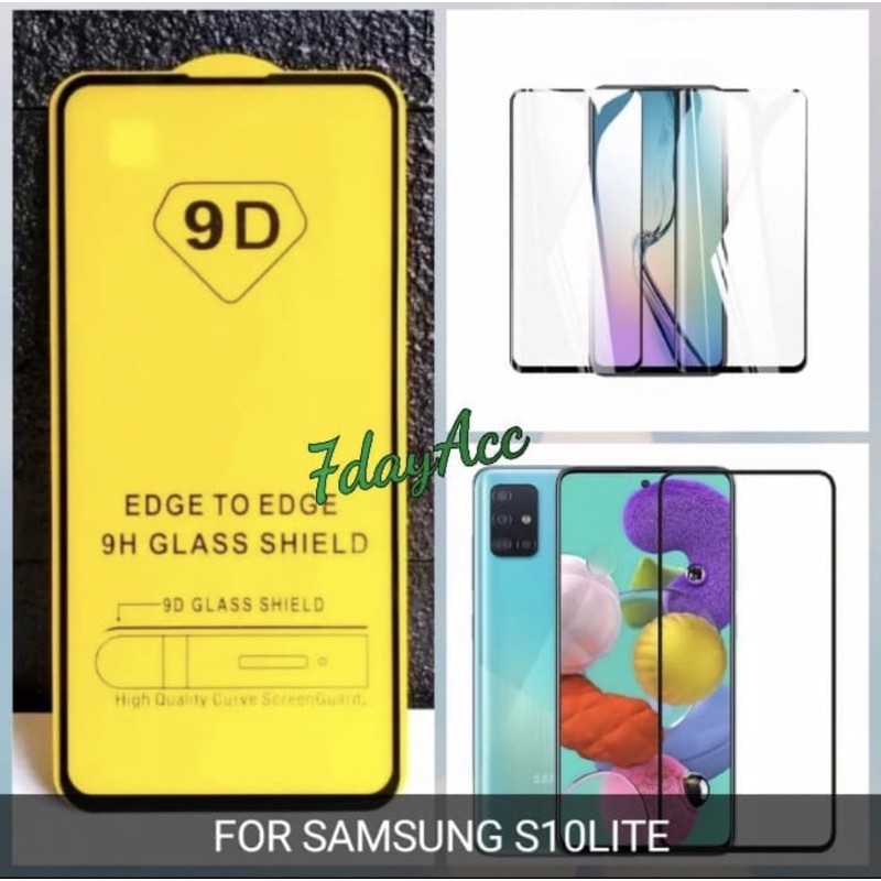 TEMPERED GLASS FULL LEM SAMSUNG S10 LITE 2020 - BC