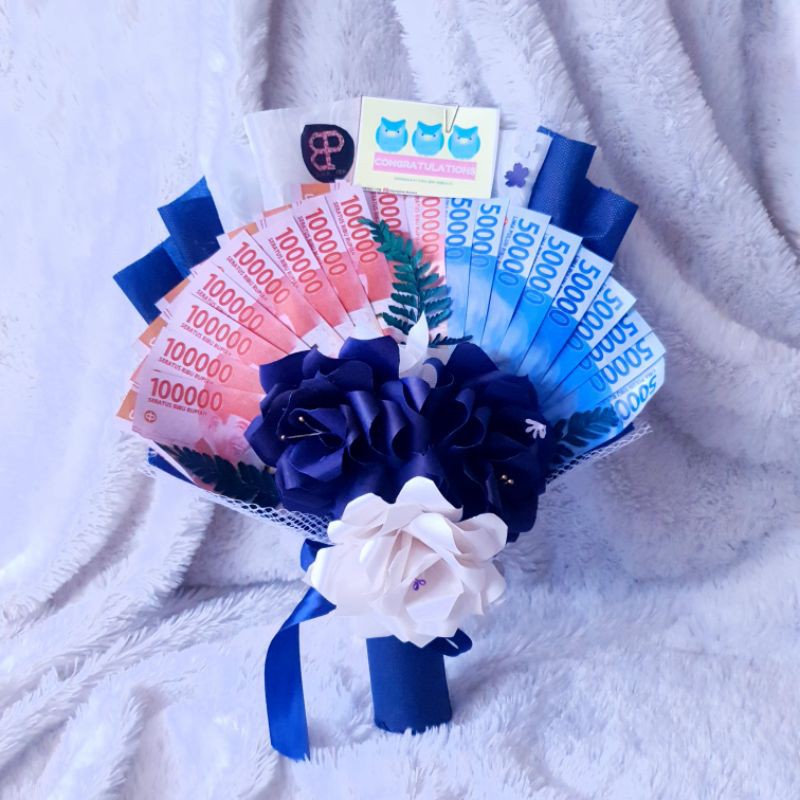 Buket Uang Mainan / Buket Bunga Kertas Uang / Buket Uang Palsu