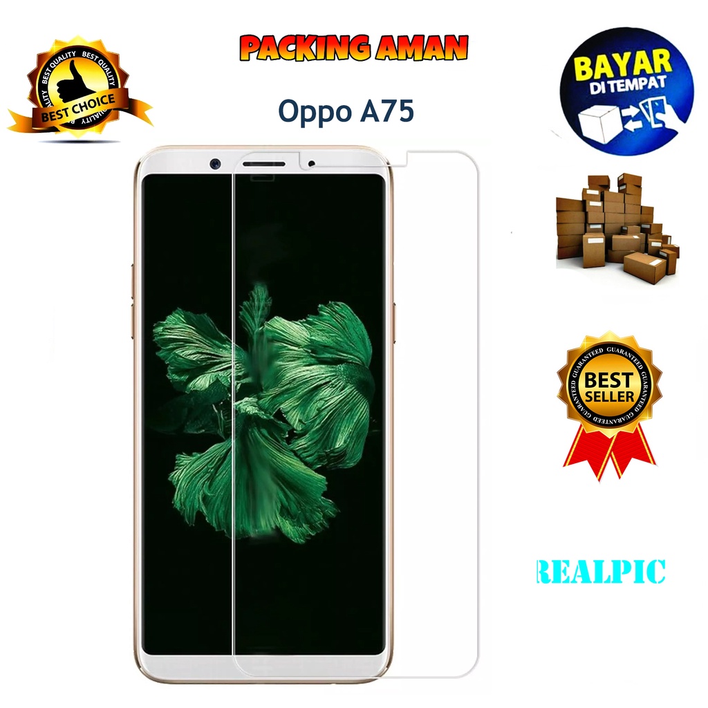 Tempered Glass Oppo A75 2017 Screen Protector Anti Gores