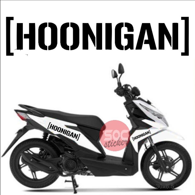 Stiker Beat Street Hoonigan Stiker Cuting Matic Beat