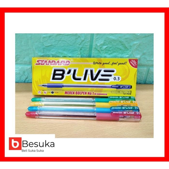 

Gilaa!!! Ballpoint Standard B'Live 0.3 Mm (Blue) Limited