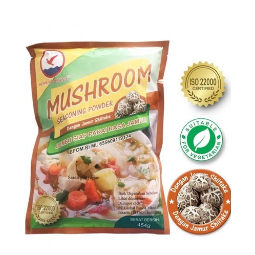 Herring brand mushroom 454gr Bumbu Jamur  TERMURAH GROSIR RESELLER