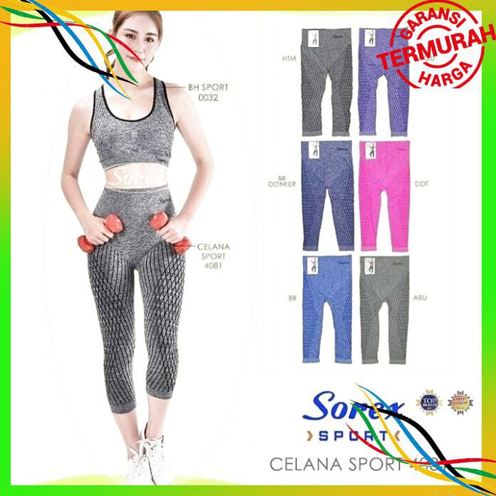 OLAHRAGA CELANA PENDEK LEGGING SPORT OLAHRAGA GYM FITNESS YOGA SOREX 4081 BAYAR COD