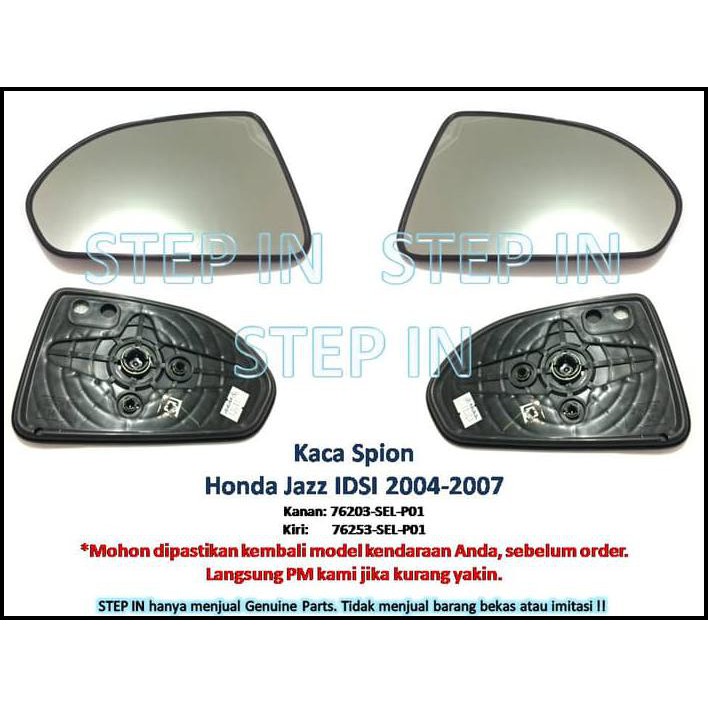 Kaca Spion Kanan/Kiri Honda Jazz 2004-2007 Idsi Part Asli Baru Orisini Promo