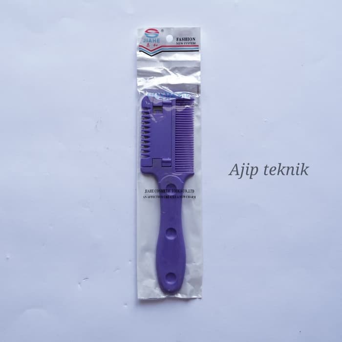 Sisir Silet Sisir Razor Sisir Penipis Cukur Rambut dengan Silet