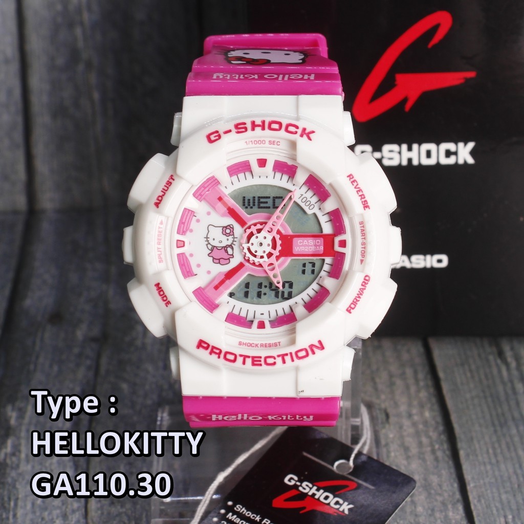 NEW  Baby G Casio G Shock BGA160 Putih White  Jam Tangan Wanita   anak anak