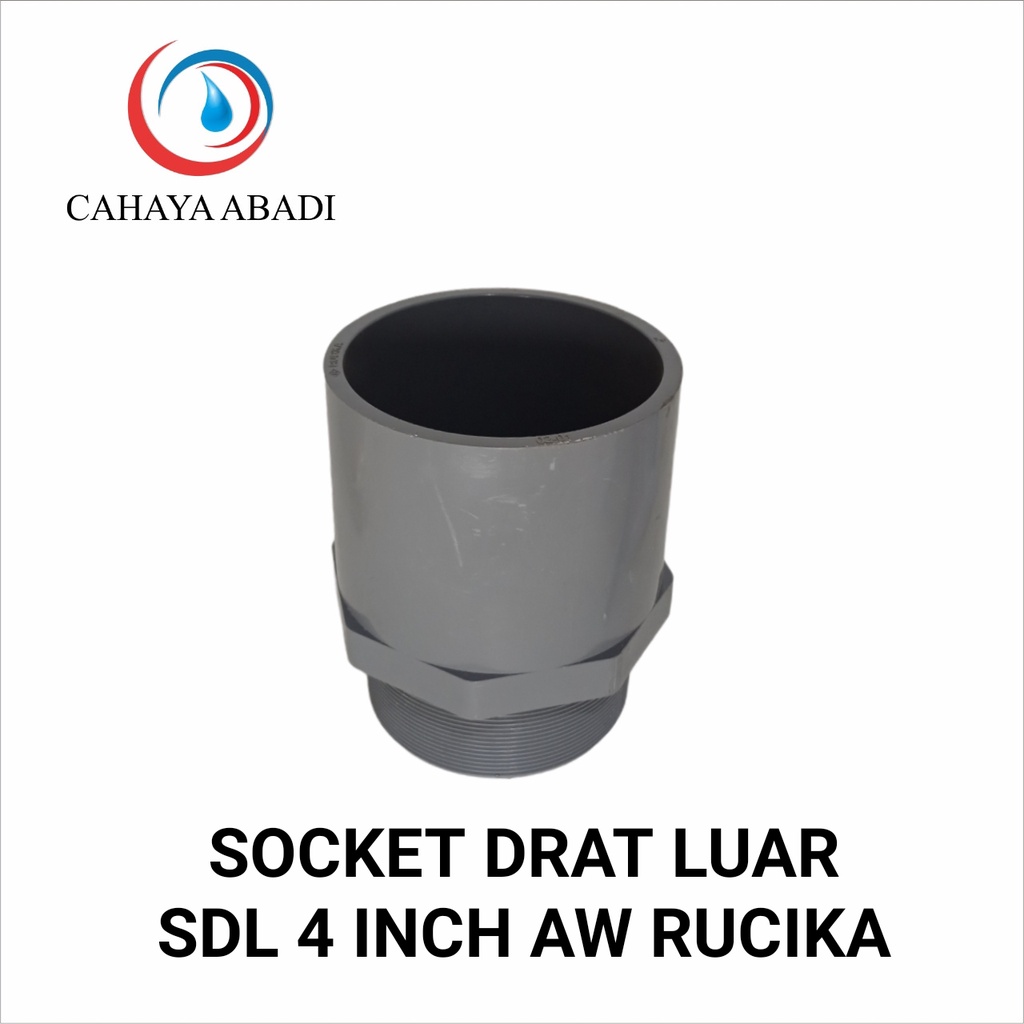 GROSIR - FITTING - SOCKET DRAT LUAR - SDL - 4 INCH - AW - RUCIKA
