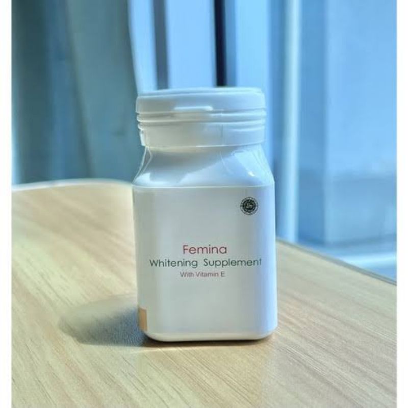 READY (free gift) Femina Whitening Supplement (Supplemen Pemutih badan) feminabeaute erbev.id key.in
