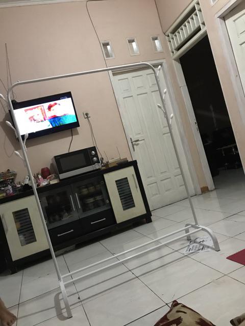 Jemuran Baju / Jemuran Lantai Liveo Triple Decker Clothes Hanger Lv708, Gantungan Baju1