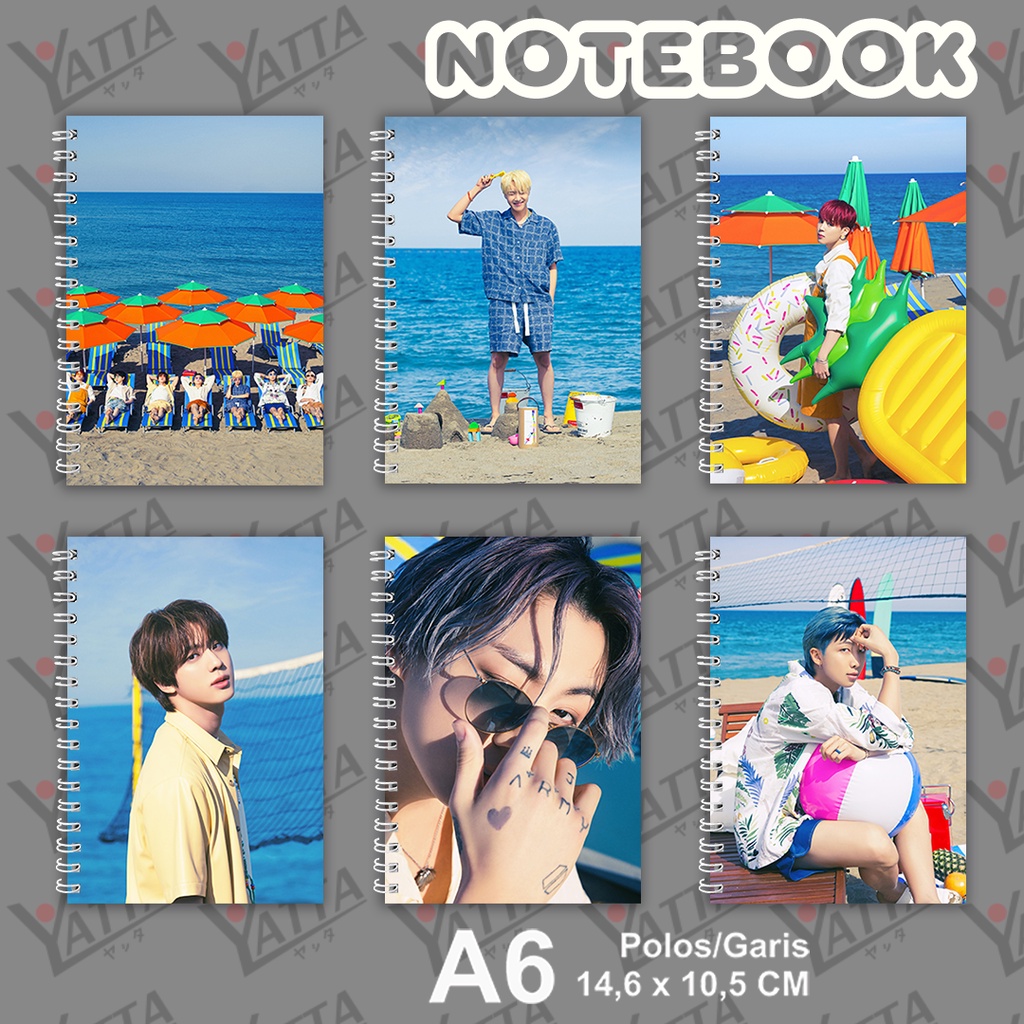 

Notebook KPOP BTS Permission To Dance Ukuran A6 10,5 cm x 14,8 cm Seri 2