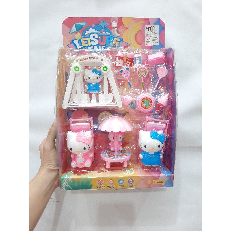 Mainan Anak Hello Kitty Leisure Time figurin lucu