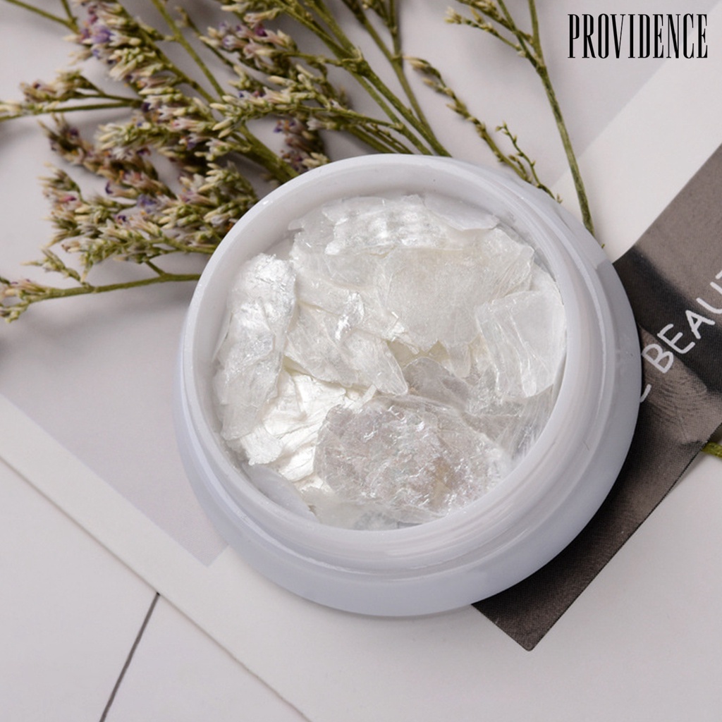 1 Kotak Stiker Kuku Sequin Glitter Holografik Tidak Pudar Untuk Manicure Wanita