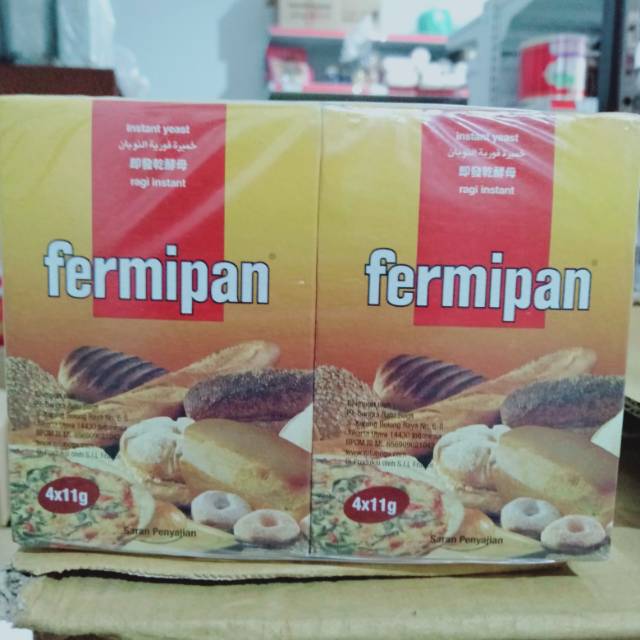 

Fermipan sachet isi 4, 1bok