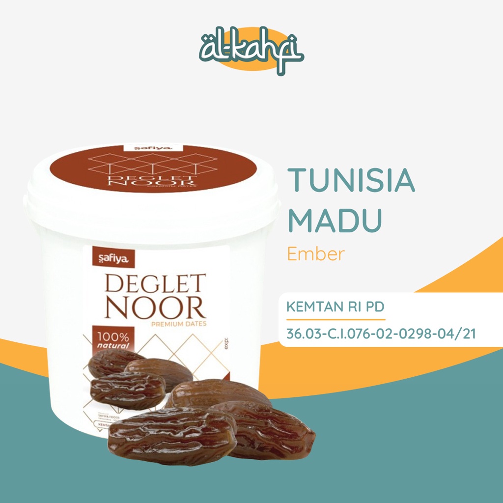 Kurma Tunisia Madu Ember 850gr Super Premium Safiya Food