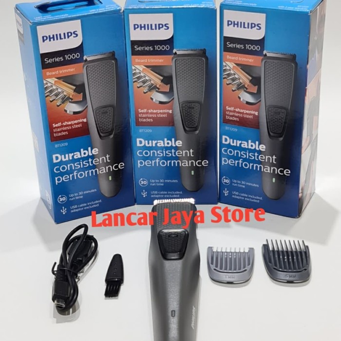 COD Beard Trimmer/Mesin Cukur Kumis/Mesin Cukur Jenggot Philips BT1209/15