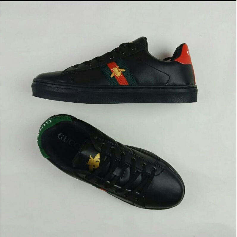 (BISA COD) TS - Sepatu Wanita & Pria Gucci Original Sneakers